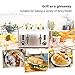 Toaster 4 Slice, Retro Small Stainless Steel Toaster with Bagel, Cancel, Defrost Function, Reheat Extra Wide Slot Compact Bread Top Rated Best Prime Toasters for Bread Waffles Small Retro Toaster Oven