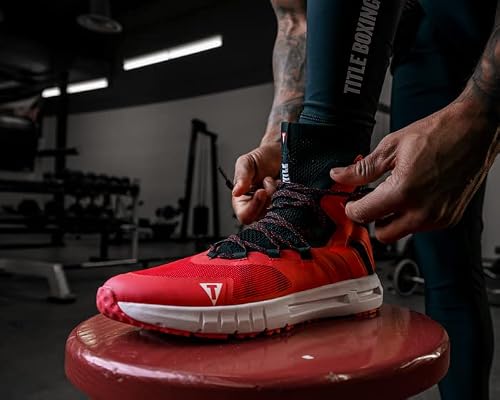 Boxing Shoes Title Boxing Speed-Flex Encore Mid-Length - Red  display picture 1