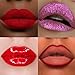 Lime Crime Limited Edition Best Of Lips Holiday Sets (Reds). Mini Velvetine, Diamond Crushers, Wet Cherry Gloss, and Velvetines Liner (Set of 4)