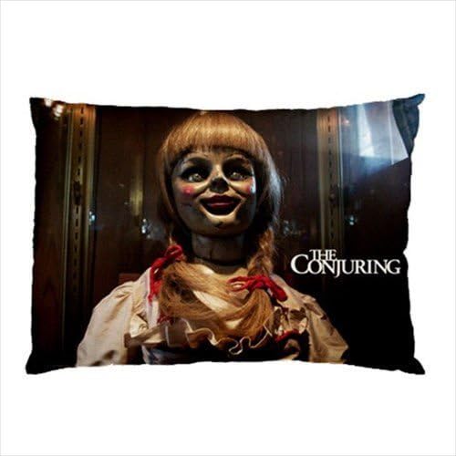 Futefew Soft Pillow Case Cover 20*30 Inch (Twin sides)Zippered Pillowcase New Annabelle The Doll Movie The Conjuring Pattern Popular Design