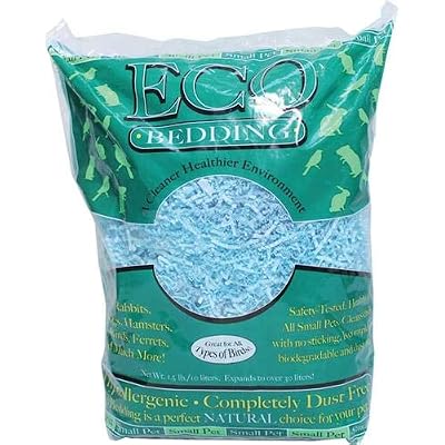 FiberCore Streu Eco Bedding Für Kleine Haustiere – 1,5 Lb (ca. 0,68 Kg), Staubfrei, Super Saugfähig & Kompostierbar, Farbe: Blau