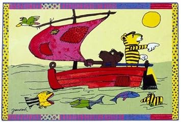 Teppich Kinderteppiche Janosch Segeltorn 230 X 160 Amazon De