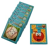 Dazzling Toys Sports Ball Maze Puzzle 8 Pieces per Pack, 4 styles,
