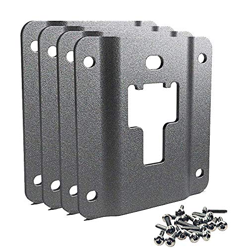 4 Pack Boxlink Tie Down Anchors & Bed Load Hook Reinforcement Panel Compatible for Ford F150