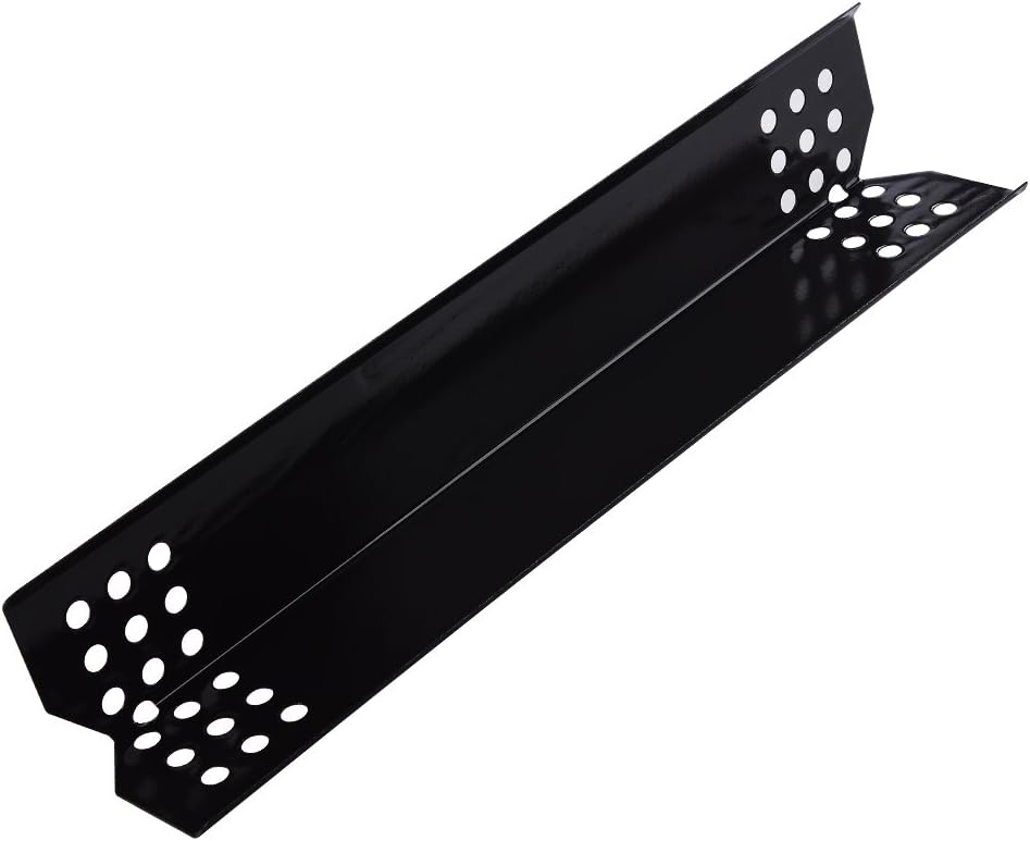 SHINESTAR Grill Flame Tamers for Nexgrill 720-0783E 720-0830H 720-0896 720-0896B 720-0898 720 0896C, Grillmaster 720-0697, 14 9/16 inch Porcelain Steel Heat Plate Shields Replacement Parts : Garden & Outdoor
