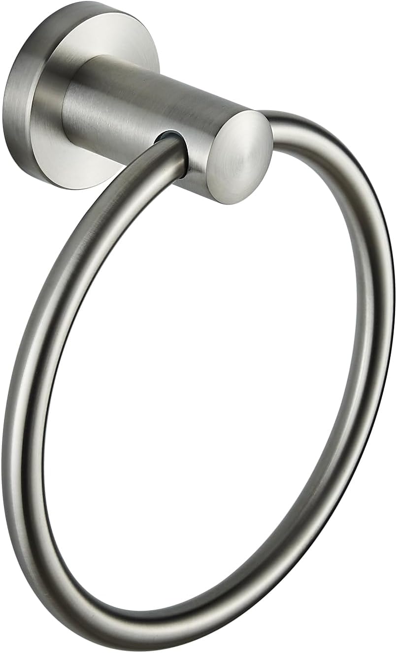 BGL Brushed Towel Ring 304 Stainless Steel Wall-Mounted Bathroom Rail Ring
