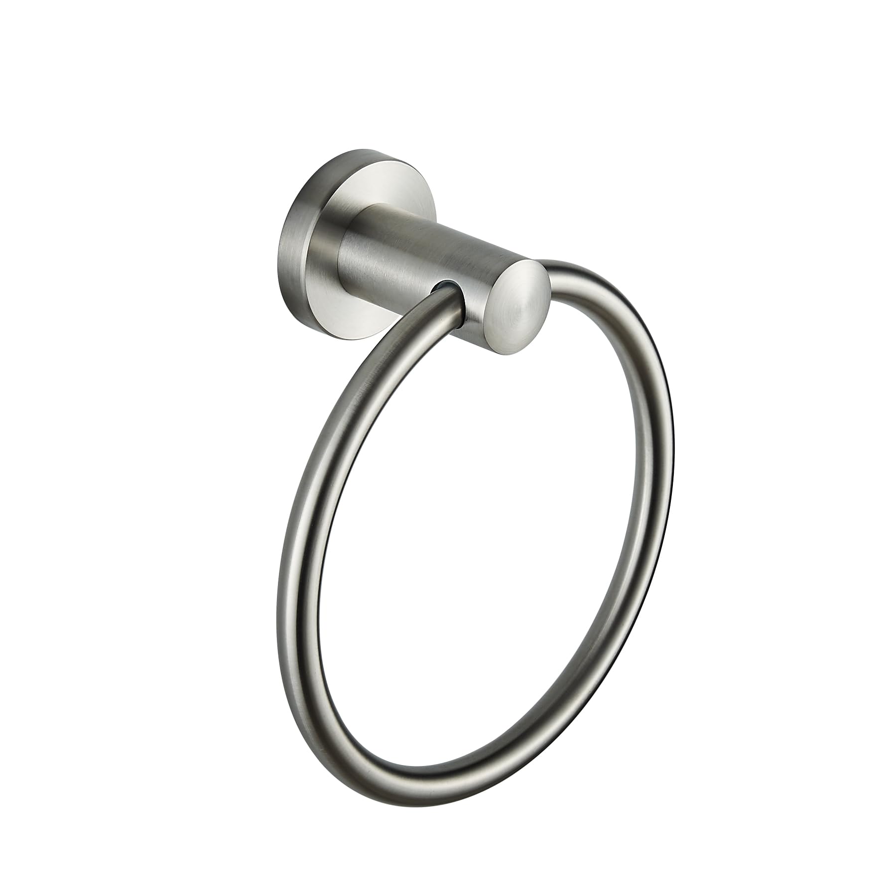 BGL Brushed Towel Ring, 304 Stainless Steel Towel Rail Ring, Wall-mounted Towel Ring for Bathroom