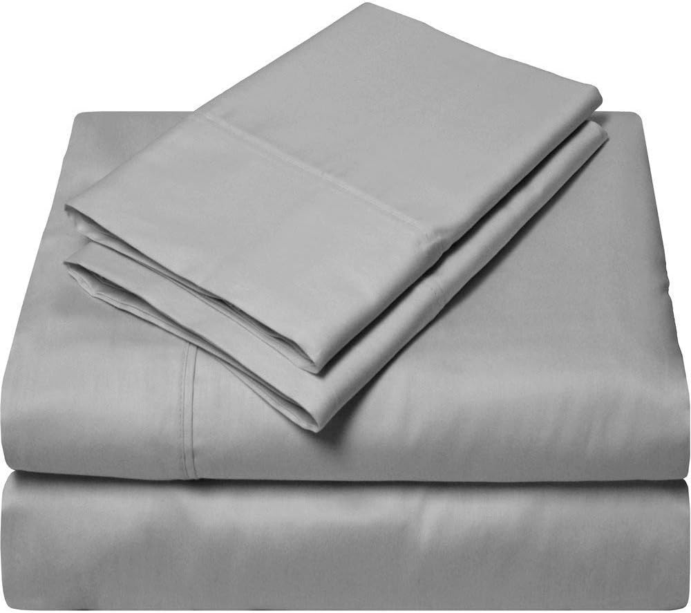 Amazon 5PCs Split Queen Bed Sheet Set 100 Cotton Luxury Quality