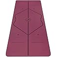 Liforme Original Yoga Mat – Free Yoga Bag Included - Patented Alignment System, Warrior-like Grip, Non-slip, Eco-friendly, sweat-resistant, long, wide, 4.2mm thick mat for comfort