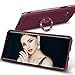 Henpone Case for Samsung Galaxy S21 Plus Case for Women Girl,Bling Diamond Ring Protective Case with Ring Kickstand for Samsung Galaxy S21 Plus 6.7'' 5G Fashion Grey