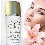 AHA/BHA Lipo Serum; 8% Alpha/Beta Natural Fruit Acids Blend; MiCo Michelle's Cosmetics by Florencia, Skin Renewal Serum; Anti Aging Treatment 1 oz