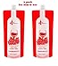 The Foldable Wine Bottle, Reusable Bag For Wine to Go, Unbreakable Gear Accessories. Bag For Camping, Hiking, Beach. Fun Gifts. Travel Premium Kit, Heavy Duty Plastic Collapsible Flask, Double Pack