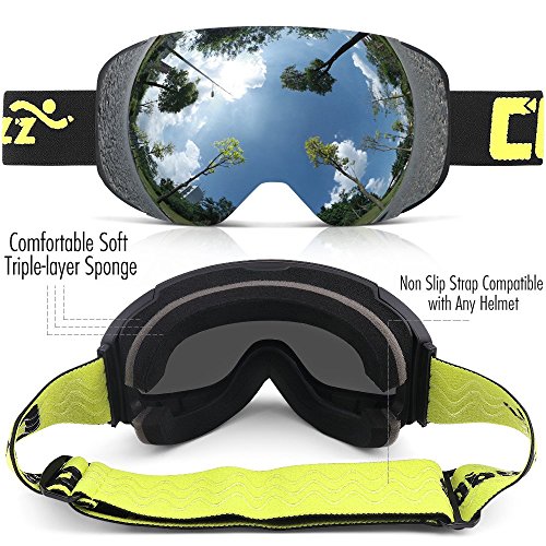 COPOZZ Ski Goggles, G2 Snowboard Goggles, Polarized OTG UV400