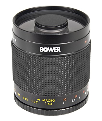 Bower 500mm f/8 Telephoto Mirror Lens 2x Teleconverter 1000mm