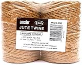 ANSIO Natural Jute Twine 101 m 333 ft 2 mm 3-ply Pack of 2 view 6