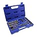 ABN Screw & Bolt Extraction 25-Piece Remover Tool Kit – Drill Bits, Extractor Pins, Drilling Guides, Extractor Nuts Set