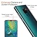 OUBA Huawei Mate 20 Case, [Shock Absorbing] Air Hybrid Slim Thin Shockproof Armor Anti-Drop Crystal [Clear] Back + TPU Bumper Protective Case Cover Compatible for Huawei Mate 20 - Clear