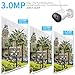 Security Camera Outdoor - HD 2K 3MP 1536P Bullet Camera 2.4G IP66 Waterproof 50ft Night Vision Home Surveillance IP Camera Two-Way Audio, Motion Detection Alarm/Recording, Including 64GB SD Card