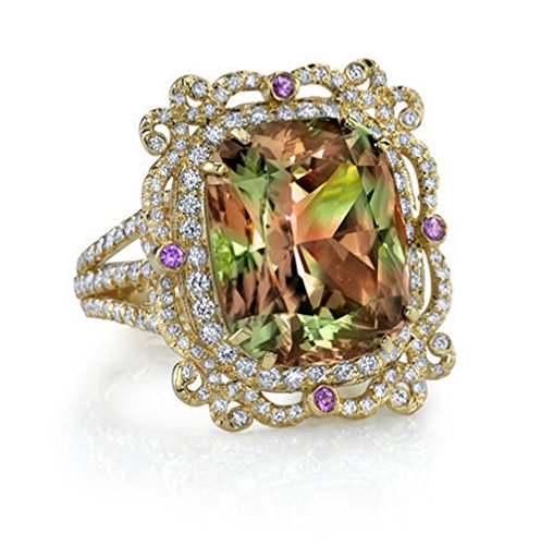Engagement ring 925 sterling silver amethyst zircon zul…