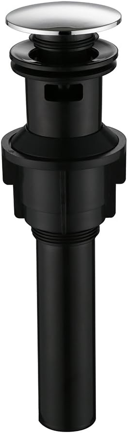PARLOS Bathroom Faucet Lavatory Vessel Sink Pop Up Drain Stopper with Overflow Chrome, 20715