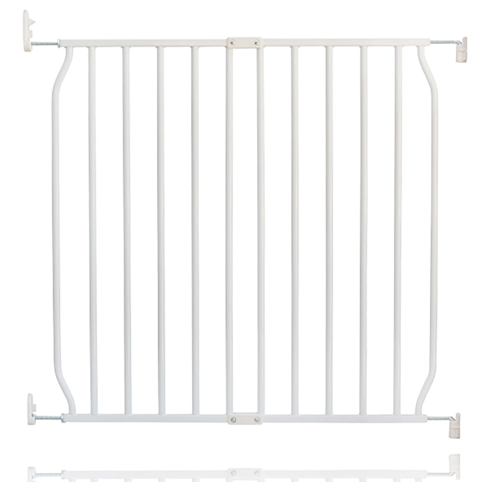 Safetots Eco Screw Fit Baby Gate, White, 70cm - 80cm, Stair Gate for Toddler and Baby, Easy Installation Safety Barrier
