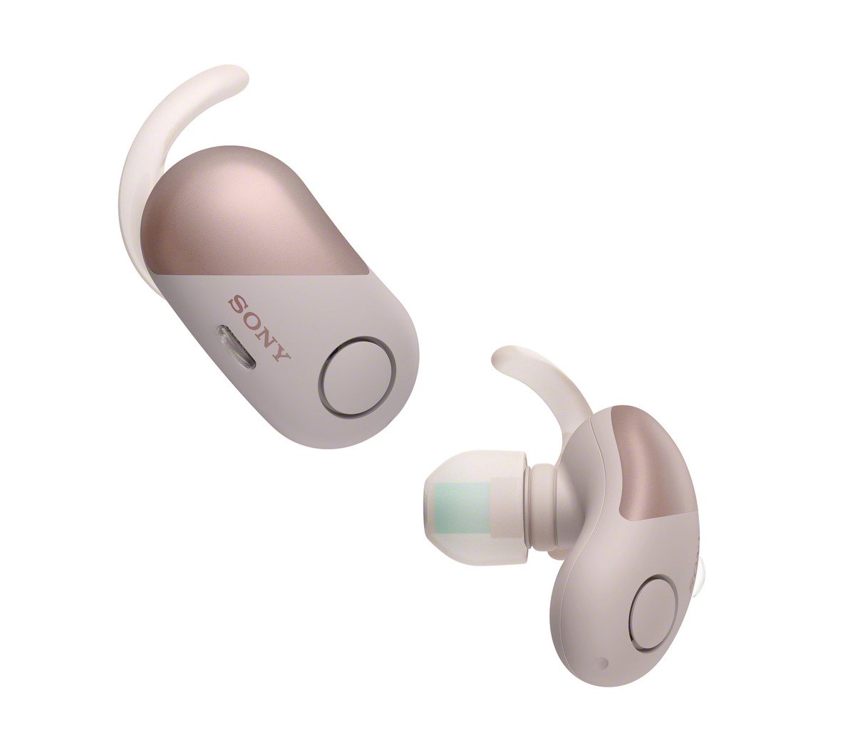 Sony WF-SP700N Truly Wireless Noise-Cancelling Sports Headphones with EXTRA BASS and IPX4 Splash Proof - Pink