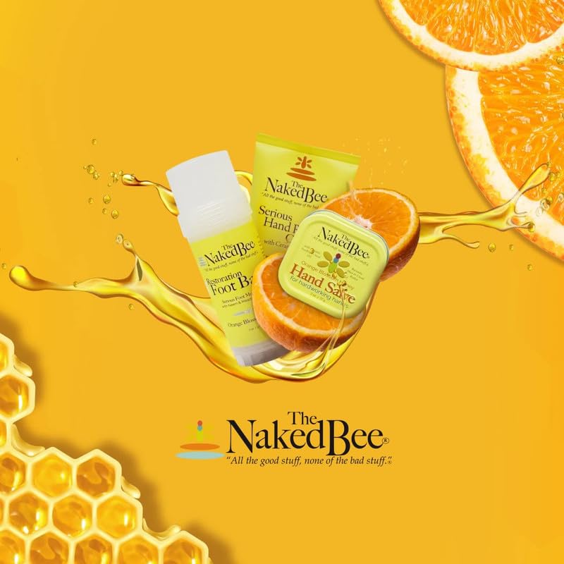 The Naked Bee Organic Orange Blossom Honey Lip Balms - 3 Pack