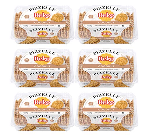 Reko Coconut Pizzelle - 6 Pack - Thumbnail 4