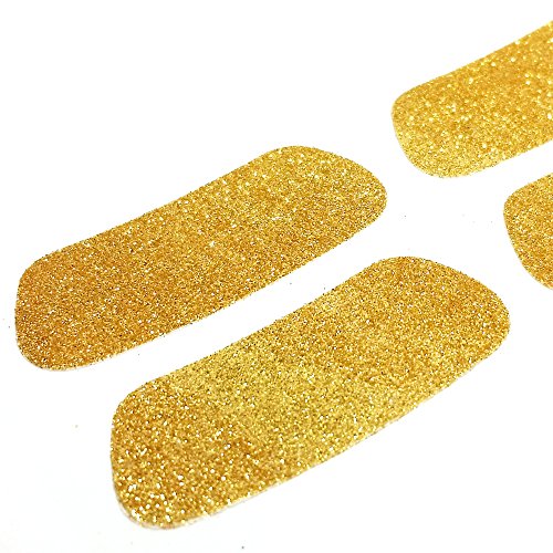 image for EyeBlack Gold Softball Glitter Eye Black Strips, 2 Pair