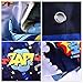 TMCCE Superhero Cityscape Photography Backdrop And Superhero Party Backdrop Supplies,27 Superhero Masks 6 Superhero Photo Booth Props For Superhero Birthday Party Decorations