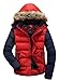 Wantdo Men's Casual Fur Hooded Qulited Jacket
