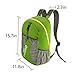 ECOOPRO 20L Lightweight Packable Backpack Hiking Daypacks Foldable Durable Waterproof Travel Daypack for Men Women and Teens (green)