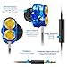Wired Earbuds In Ear Heaphones with Microphone, Corded Stereo Earphones with Dual Driver,Bass &HiFi Audio, Sweatproof Phone Earbuds for Apple iPhone Samsung Android