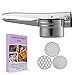 Potato Ricer-Potato Masher, for creamy, light, fluffy, lump free, delicious mashed potatoes.