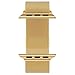 Apple Watch Band ZOEKO 42mm Mesh Replacement Strap Stainless Steel Milanese Loop Strap Magnetic Buckle Wrist Band for Apple iWatch All Models (Gold 42mm)