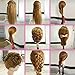 Mannequin Head, Beauty Star 24 Inch Long Gold Hair Cosmetology Mannequin Manikin Training Head Model Hairdressing Styling Practice Training Doll Heads with Clamp Stand and Accessories