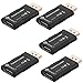 SIENOC 5X Display Port DP Male to HDMI Female Connector Adaptor Color Black (5 Black DP to HDMI Adapter)