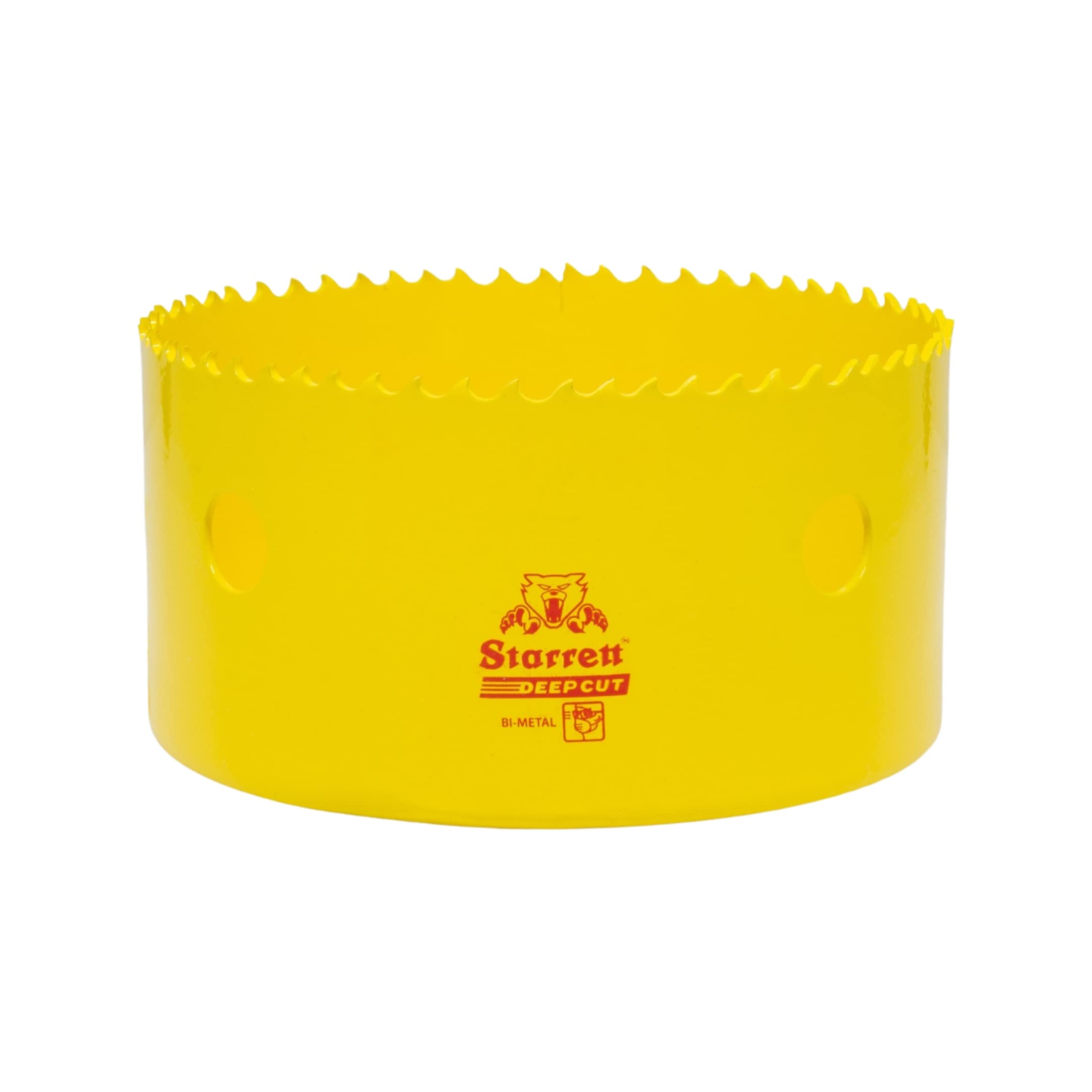 Starrett Deep Cut Hole Saw - DCH0414 Heavy Duty Bi-Metal with Extra Cobalt HSS Teeth - For Metals Wood Cast Iron Fibreglass Plastic Materials - 108mm