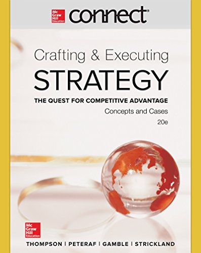 Connect 1 Semester Access Card for Crafting & Executing Strategy: Concepts and Cases