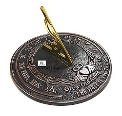 Nautical-Mart Garden Sundial Grow Old with Me -The