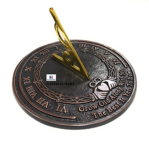 Nautical-Mart Garden Sundial Grow Old with Me -The