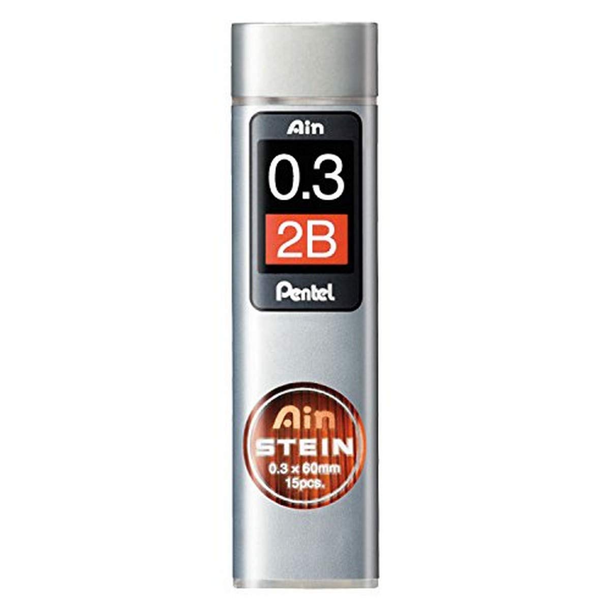 Pentel 0.3 mm 2B Ain Stein Refill Leads (Pack of 12)