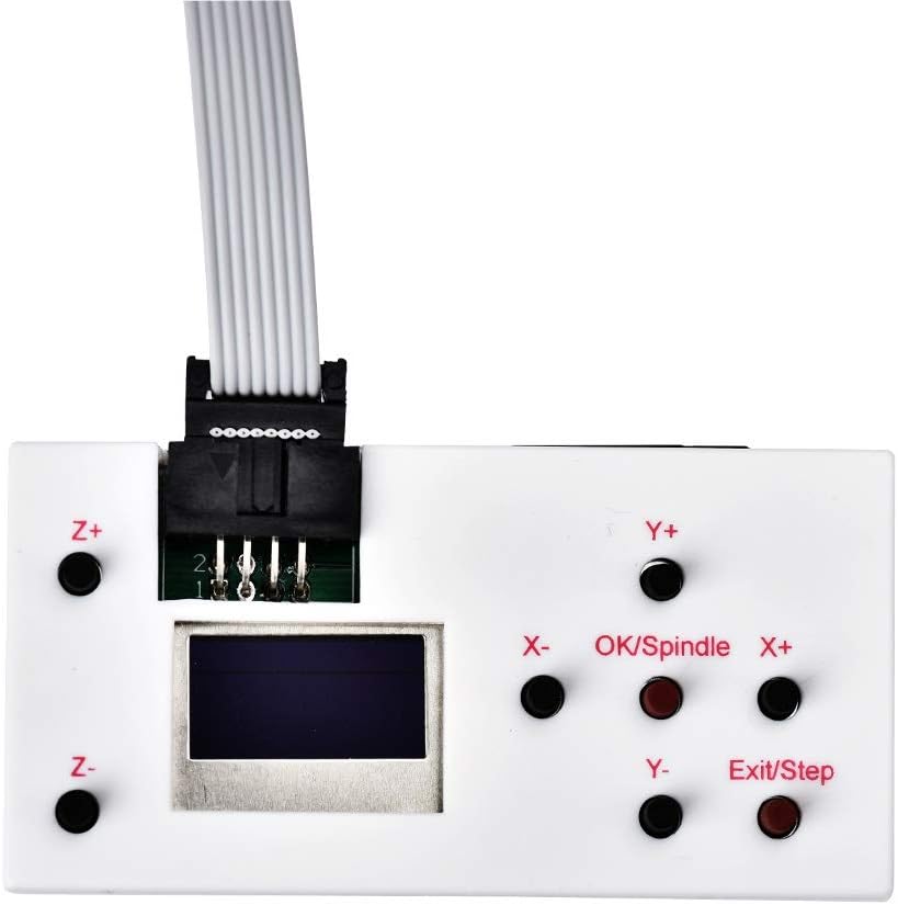 Uttiny Offline Controller Board, Upgraded GRBL CNC Router Offline Control Module Support SD Card & TF Card For Offline Working Remote Hand GRBL Controller