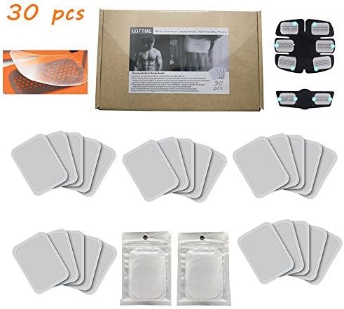 XINME Replacement Gel Pad,Abs Trainer Replacement Gel Pad, Abdominal Toning Belt Muscle Toner Training Gear Fit Training and Arm Fit Training Fitness Exerciser Belts Abs Trainer Accessories (30)
