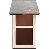 Juvia's Place Bronzed Duo Bronzer Deep Dark - Soft Matte Bronzer, Contour, Pressed, Long-Wearing & Buildable Bronzing Powder - Suitable for Very Dark to Rich Chocolate Skin Tone