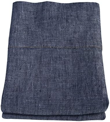 Linoto 100% Linen Pillowcases Indigo 31x20, Standard