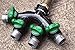 ikris Garden Hose Splitter 4-Way Heavy Duty Metal Tap Connector