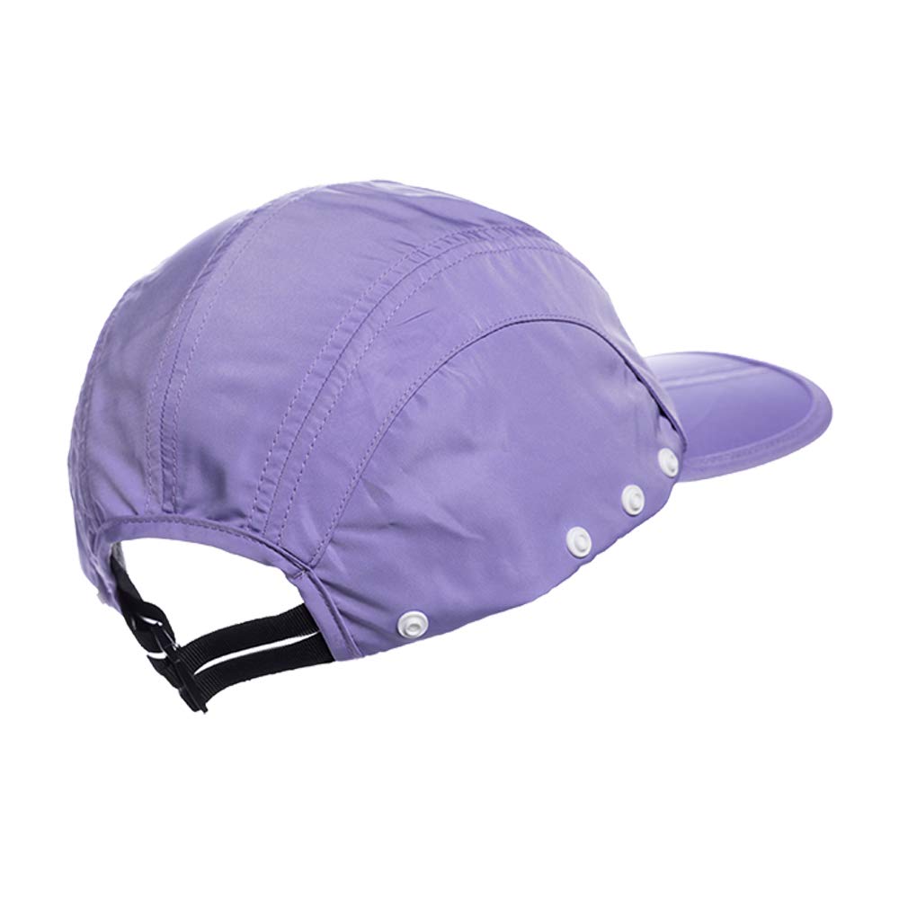 TINLUNG Sun Caps UV Protection UPF 50+Flap Hats Removable Face Neck Flap Cover Caps Shade Hat for Women Men Baseball Backpacking Cycling Hiking Fishing Garden Hunting (Violet