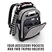 USA GEAR Portable Camera Backpack for DSLR with Customizable Accessory Dividers, Weather Resistant Bottom and Comfortable Back Support - Compatible with Canon, Nikon, Sony, Fujifilm, and More (Gray)