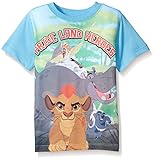 Disney Little Boys Lion Guard Short Sleeve T-Shirt, Blue, 3T